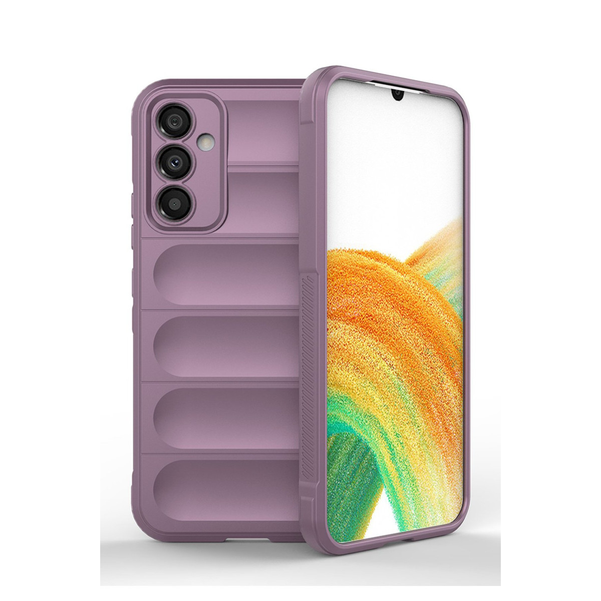 Galaxy A05S Kılıf Optimum Silikon - Mor