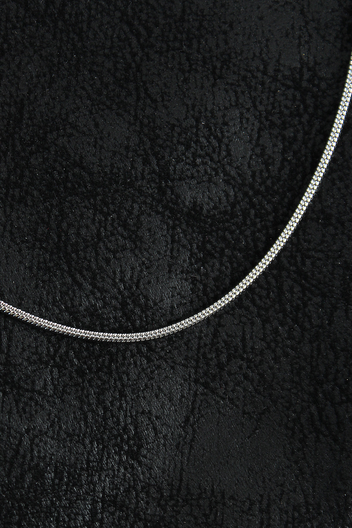 316L Çelik Örme Zincir Model Gümüş Renk Erkek Kolye