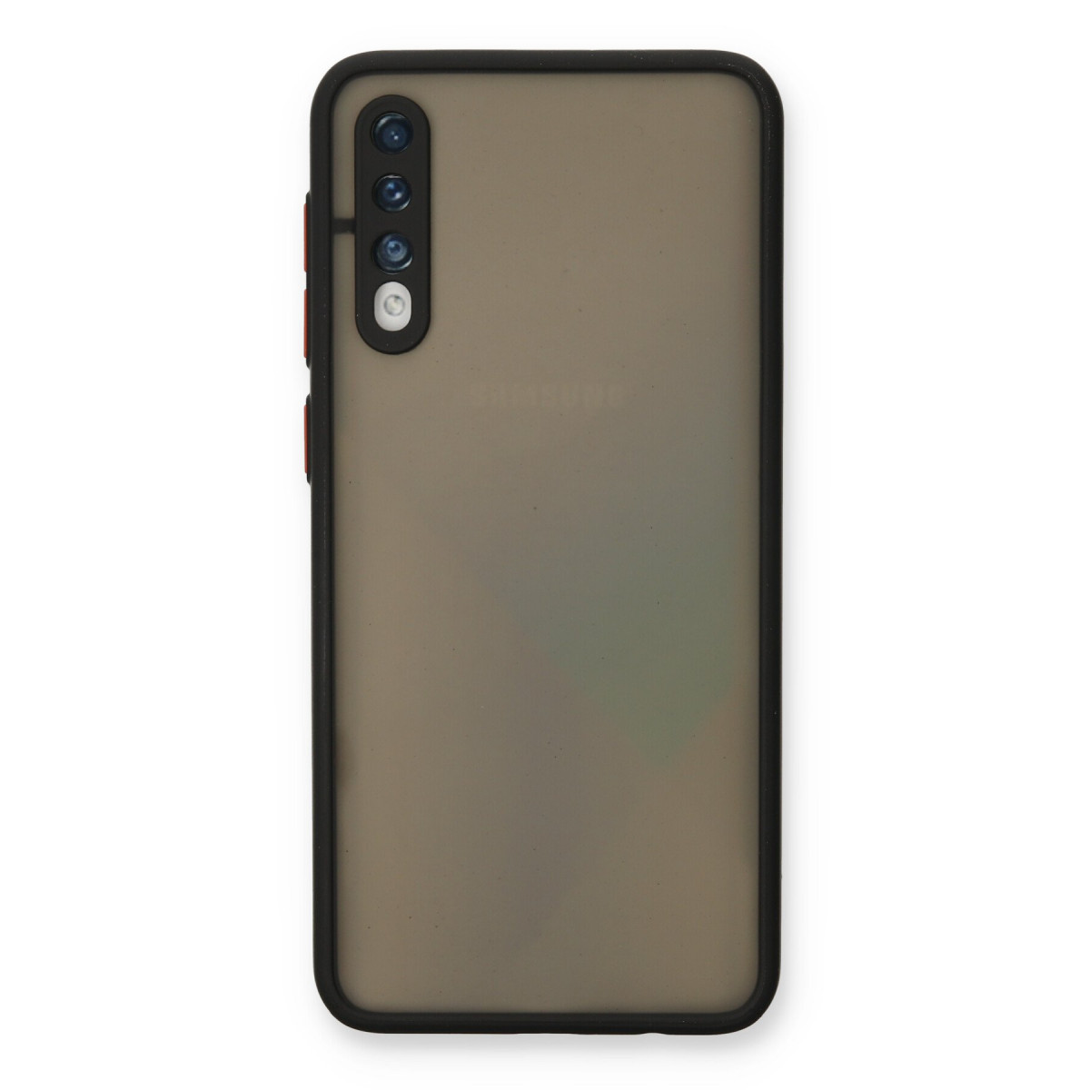 Galaxy A30S Kılıf Montreal Silikon Kapak - Siyah
