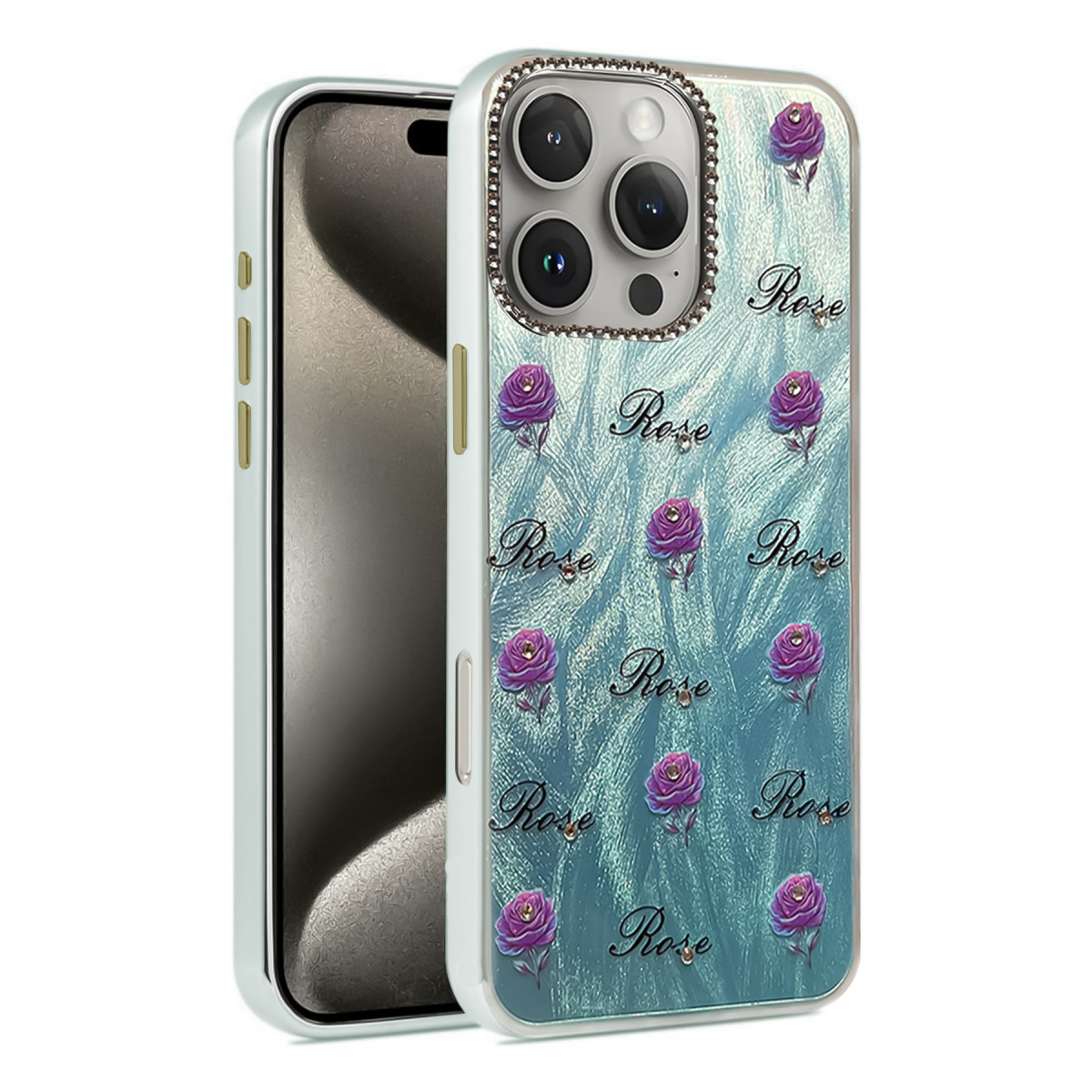 iPhone 16 Pro Max Kılıf Blade Aynalı Desenli Kapak - Desen 9