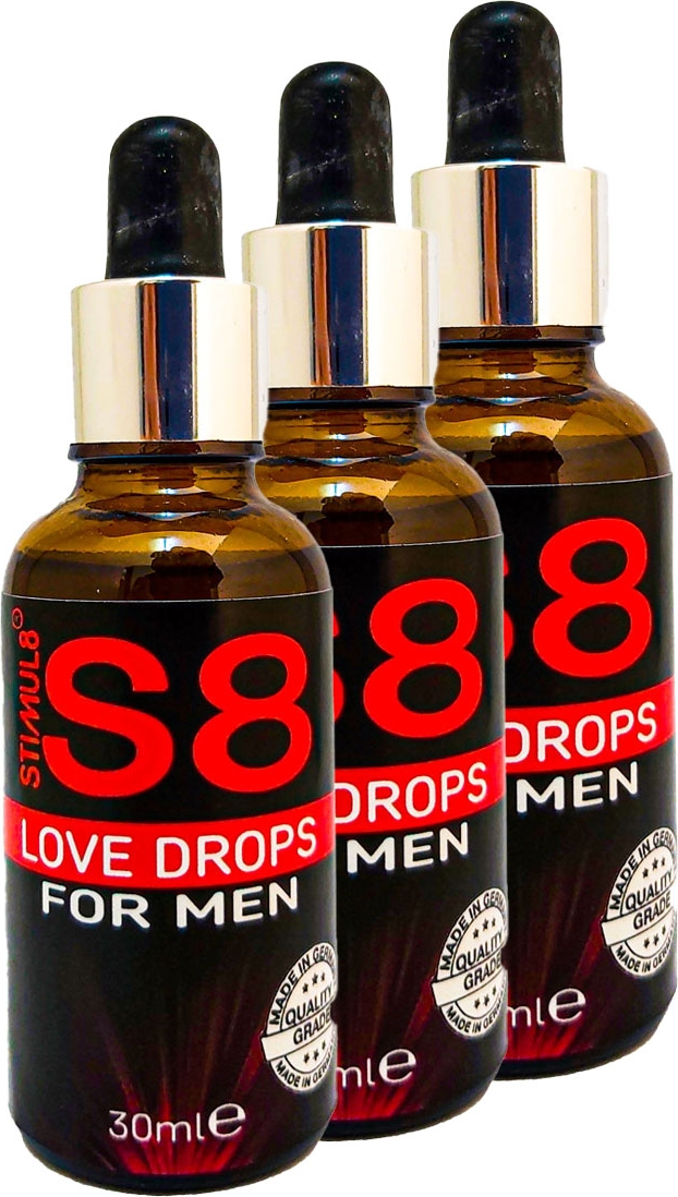 Stımul8 (S8) Erkeklere 0zel 3 Adet Ekstradestekıeyıci Özel Uyarıcıdamıa 30 ml