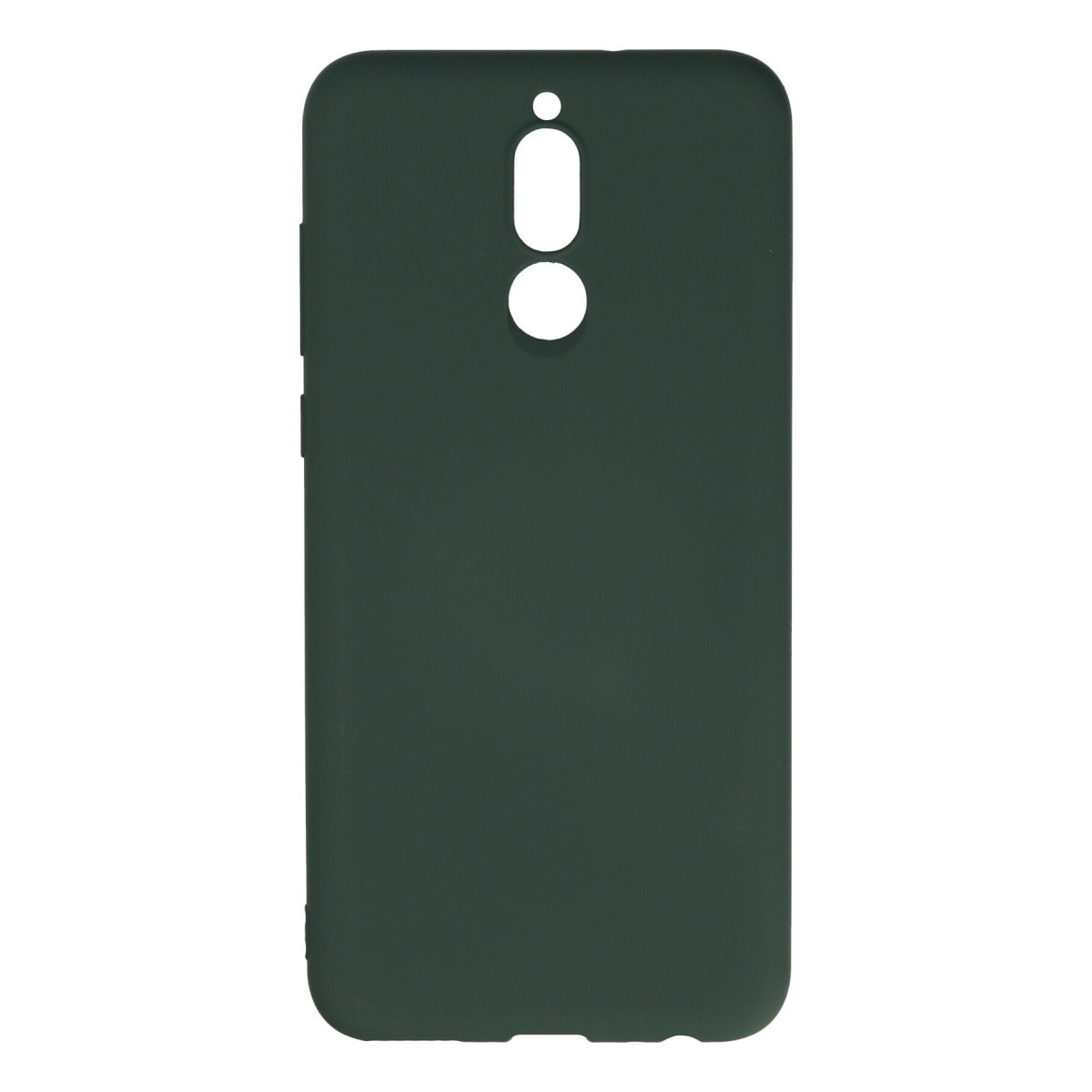 Mate 10 Lite Kılıf Nano içi Kadife Silikon - Koyu Yeşil