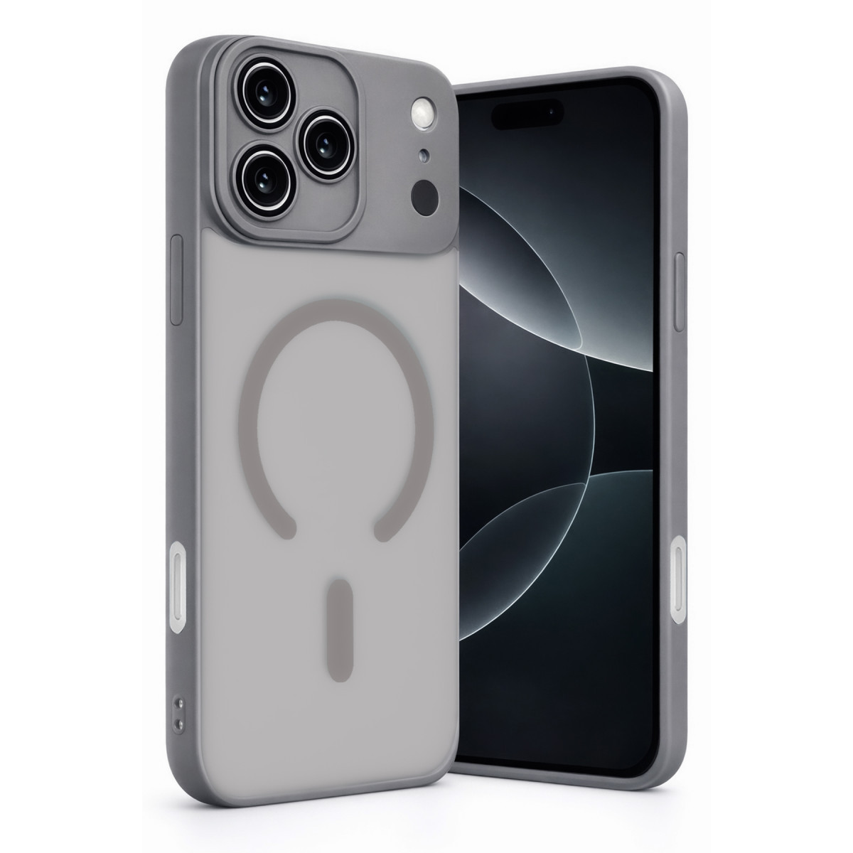iPhone 17 Pro Max Jota Lensli Magsafe Kapak - Titan Gri
