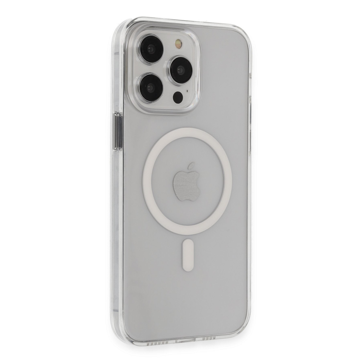 iPhone 14 Pro Max Kılıf Tron Şeffaf Magsafe Kapak - Şeffaf