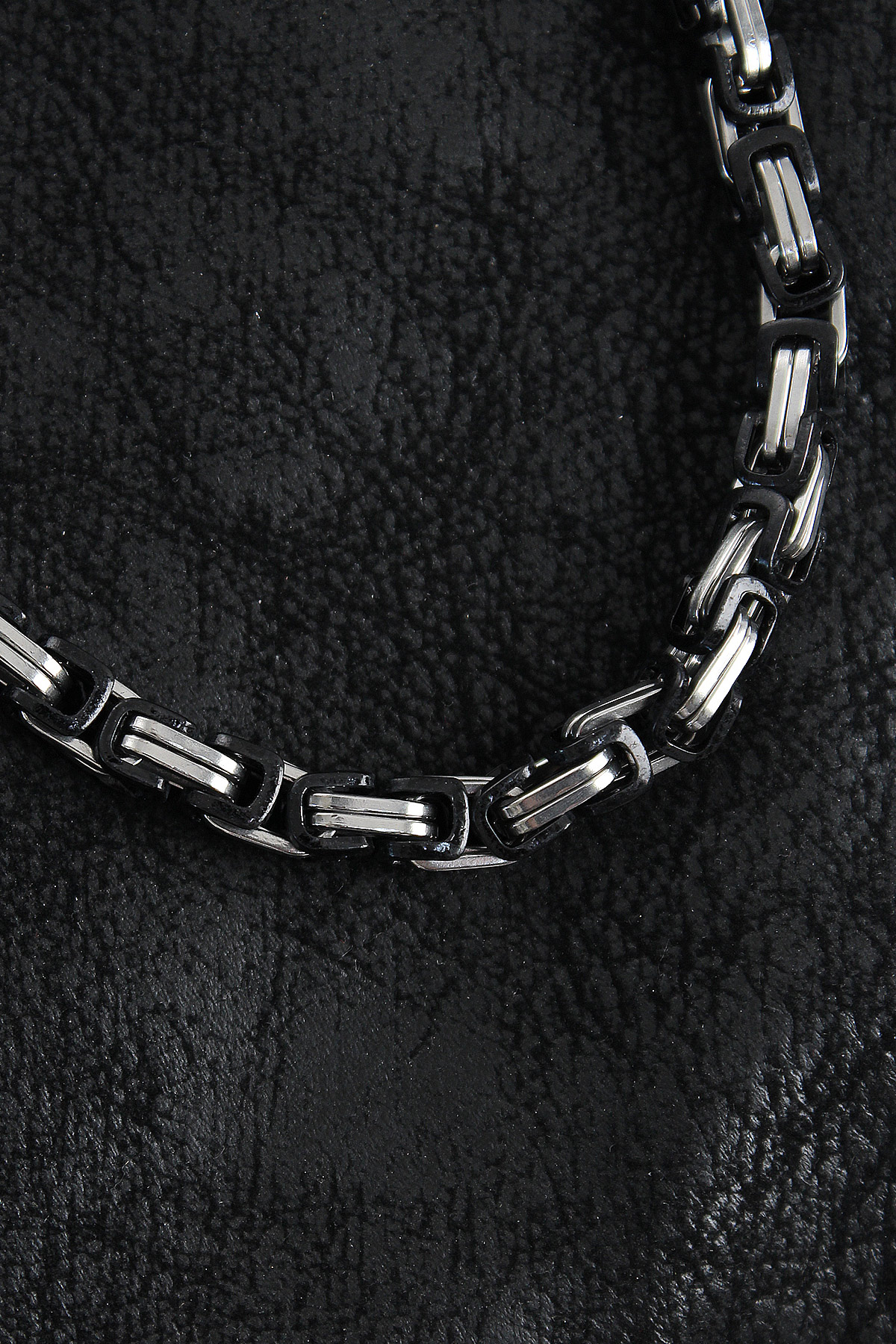 316L Çelik Kral Zincir Model Gümüş Renk Erkek Kolye