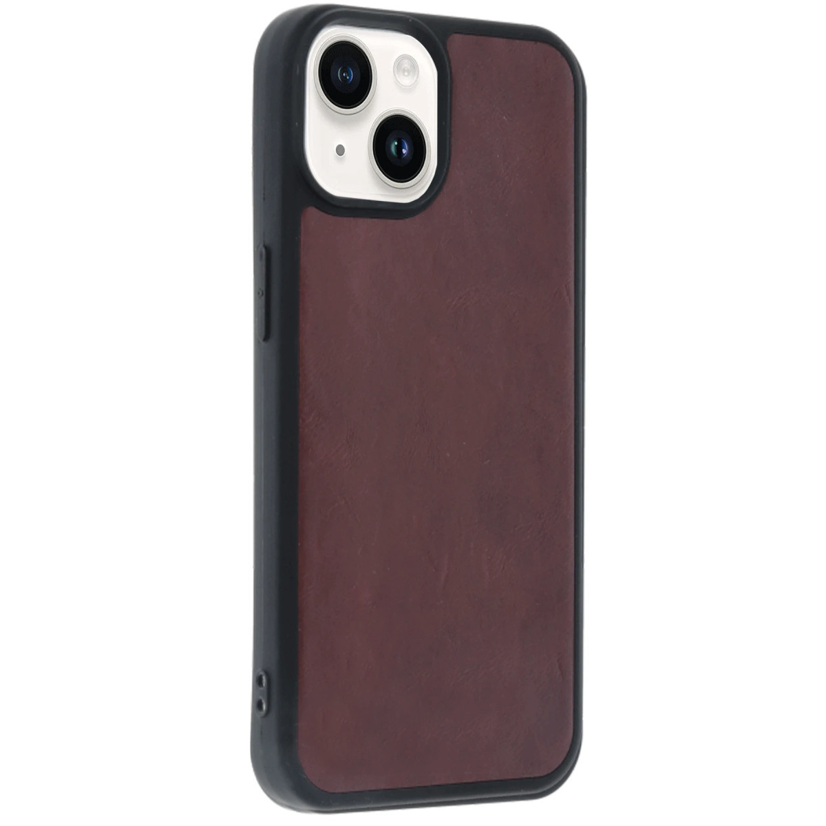 iPhone 15 Kılıf Aras Deri Kapak - Bordo — görsel 3