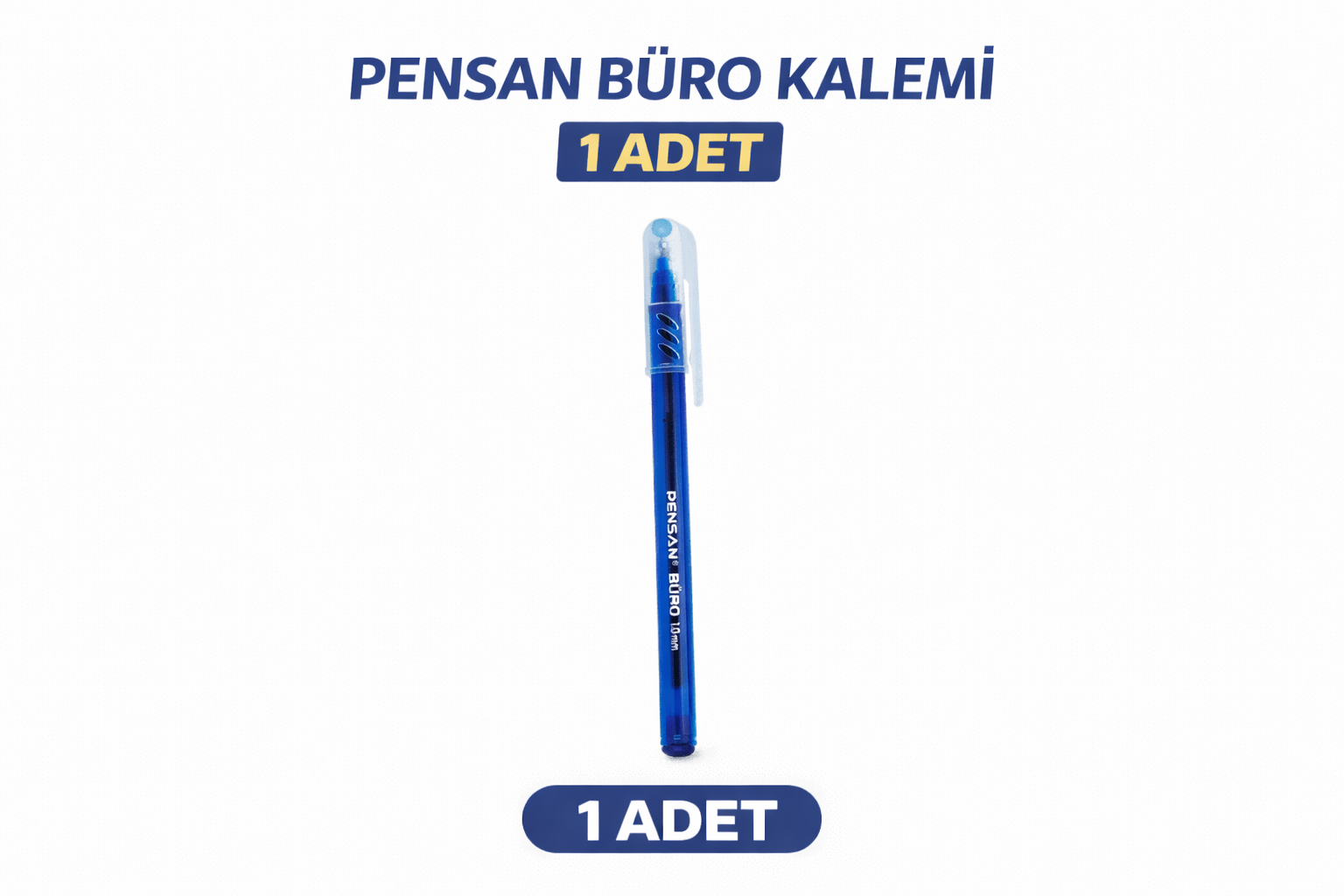 Pensan Büro Tükenmez Kalem 1.0 mm Mavi 1 Adet
