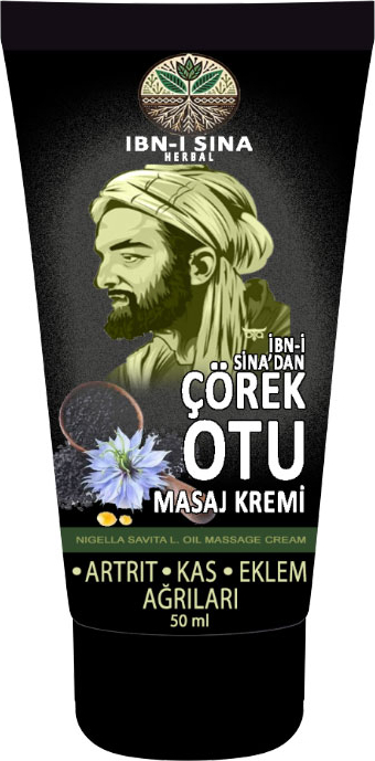 2 Adet Ibn-I Sina Çörek Otu Kremi 50 ml Sırt Bel Kas Diz Iskelet Agrilarina Harici Uygulama Teskin Edici Masaj Kremi