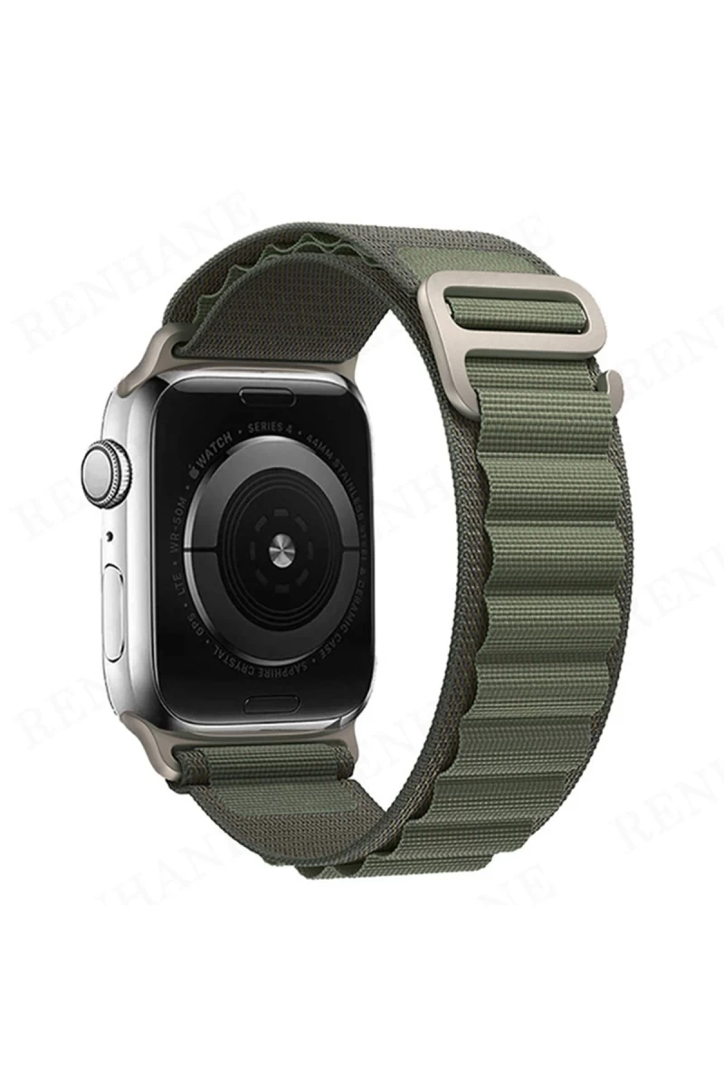 Apple Watch 38mm Uyumlu Mountain Kordon - Yeşil