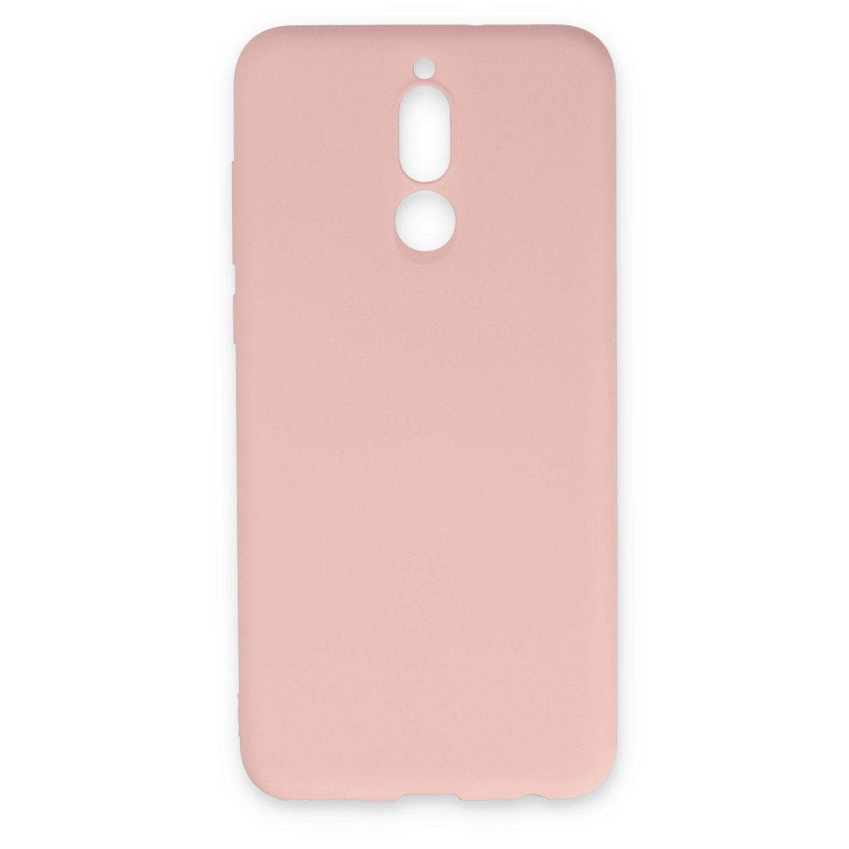 Mate 10 Lite Kılıf Nano içi Kadife Silikon - Pudra