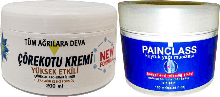 2 Tane Çörek Otu Kremi Xl Box Büyük Boy White Box 200 ml + Yanında 2 Tane Painclass Kuyruk Yağı 100 ml Kremi / Vücut Fıtıkagrilarina