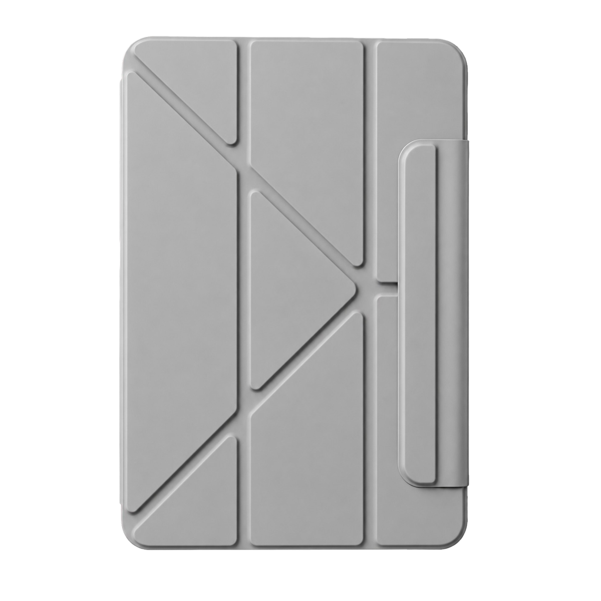 iPad 2025 10.9 10.Nesil (A16) Edz Manyetik Standlı Tablet Kılıfı - Gri