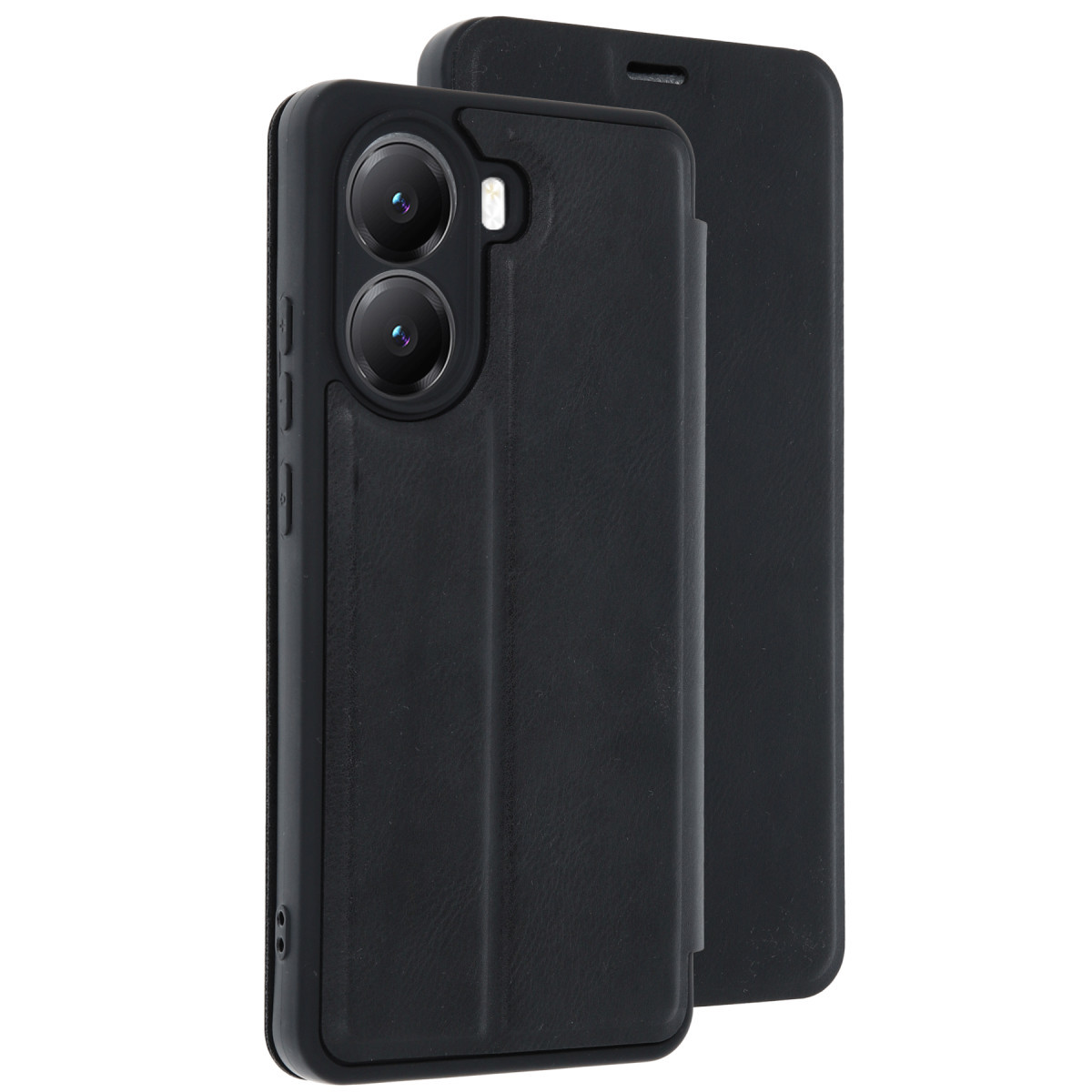 Poco X7 Pro Kılıf Flip Cover - Siyah