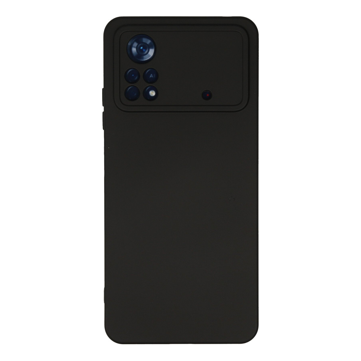 Poco X4 Pro 5G Kılıf Nano içi Kadife Silikon - Siyah