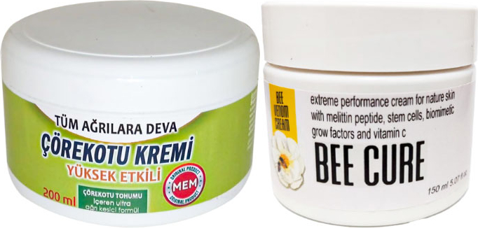 Çörek Otu Kremi Büyük Xlboy 200 ml Green + Bee Cure 150 ml Krem / Vücut Fıtıkagrilarina