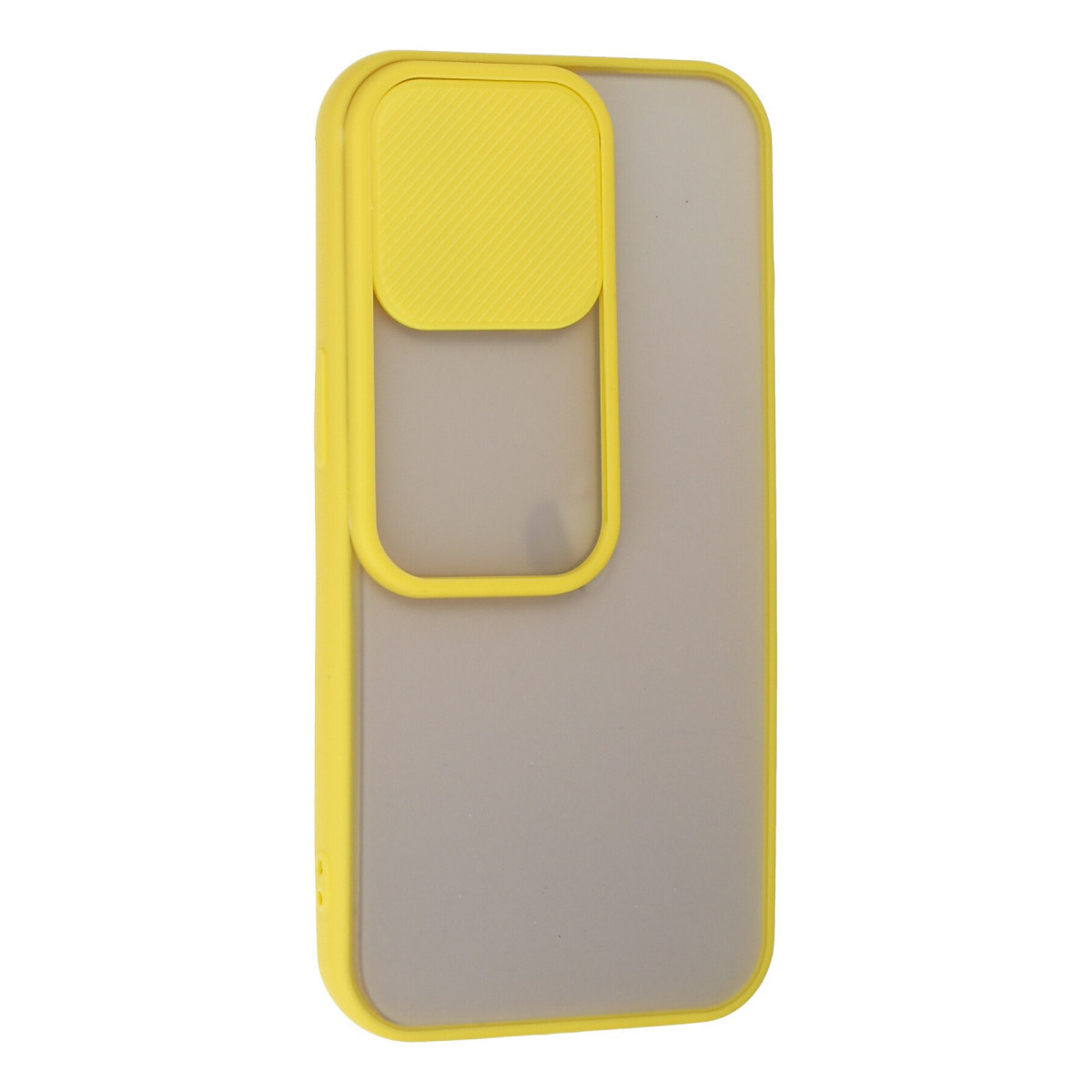 iPhone 13 Pro Kılıf Palm Buzlu Kamera Sürgülü Silikon - Sarı — görsel 2