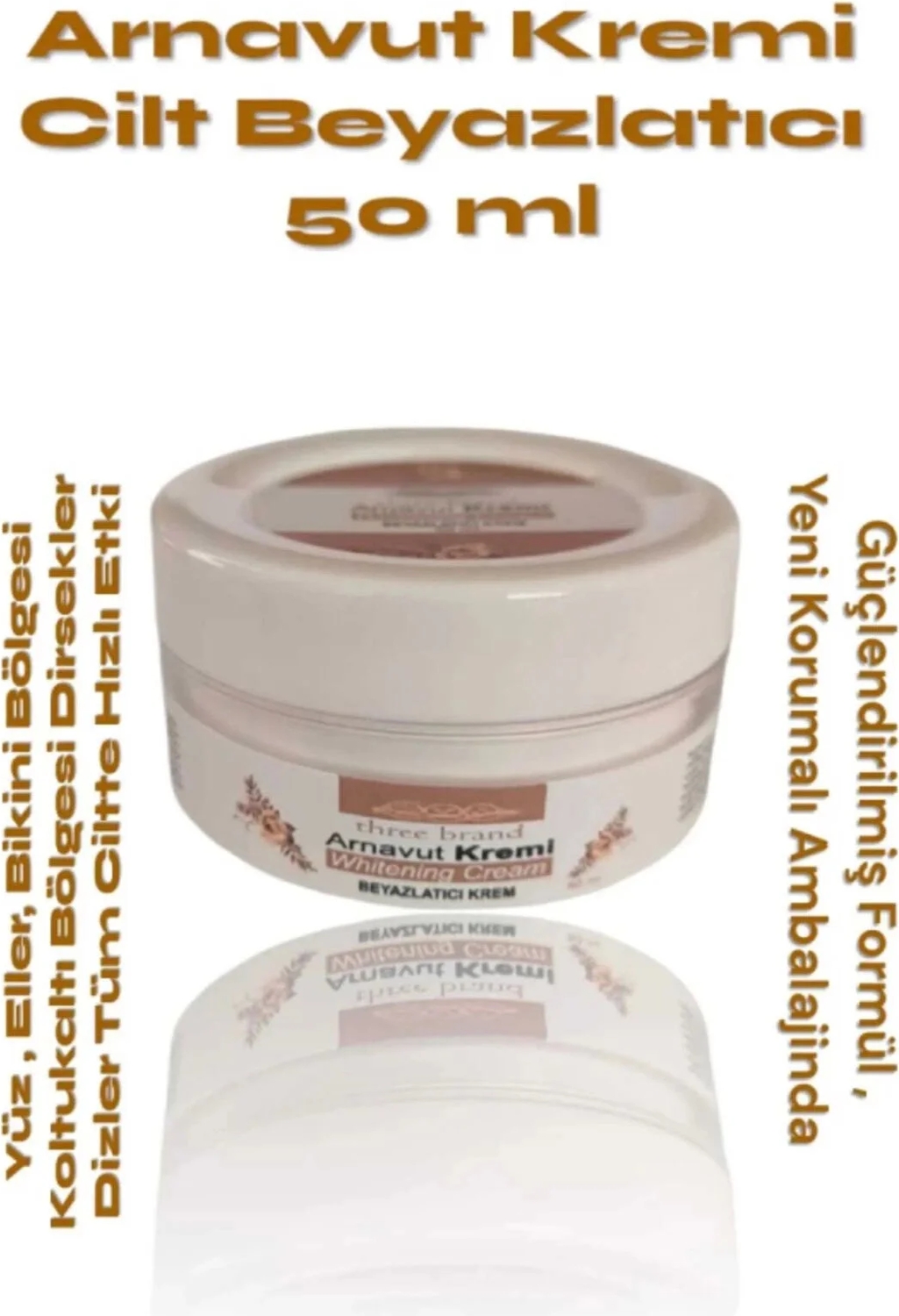 Süper Three Brand Whitening Cream Arnavut Kremi 100 ml  Kremi x 1 Adet