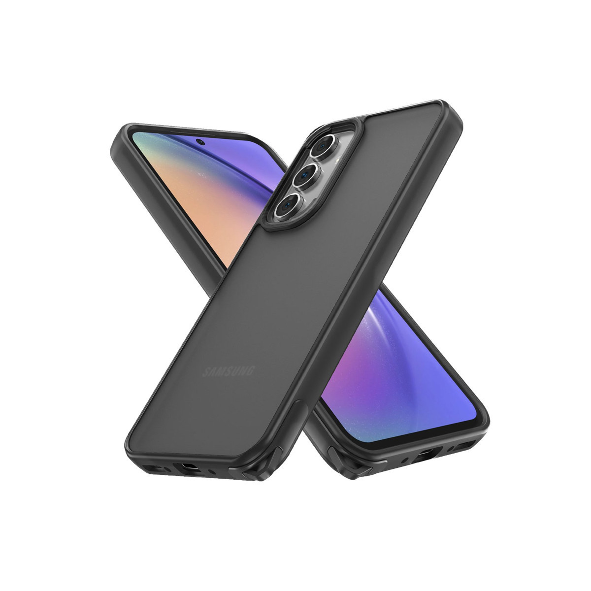 Galaxy A14 4G Kılıf Elegant Kapak - Siyah