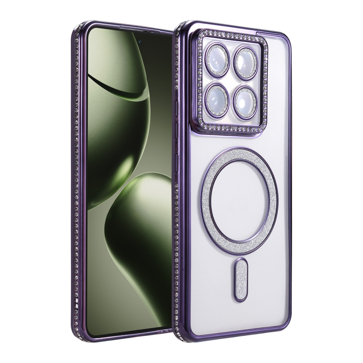 Mi 14T Pro Joke Simli Magneticsafe Kılıf - Derin Mor