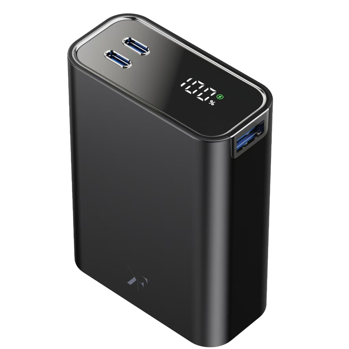 PW501 20.000 mAh Dijital Göstergeli 2 Adet 45W Type-C ve 22.5W USB Çıkışlı Şarj PD Hızlı Şarj Powerbank - Siyah