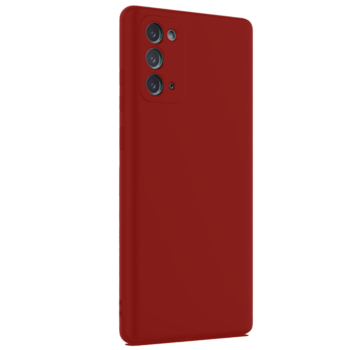 Galaxy Note 20 Kılıf First Silikon - Bordo