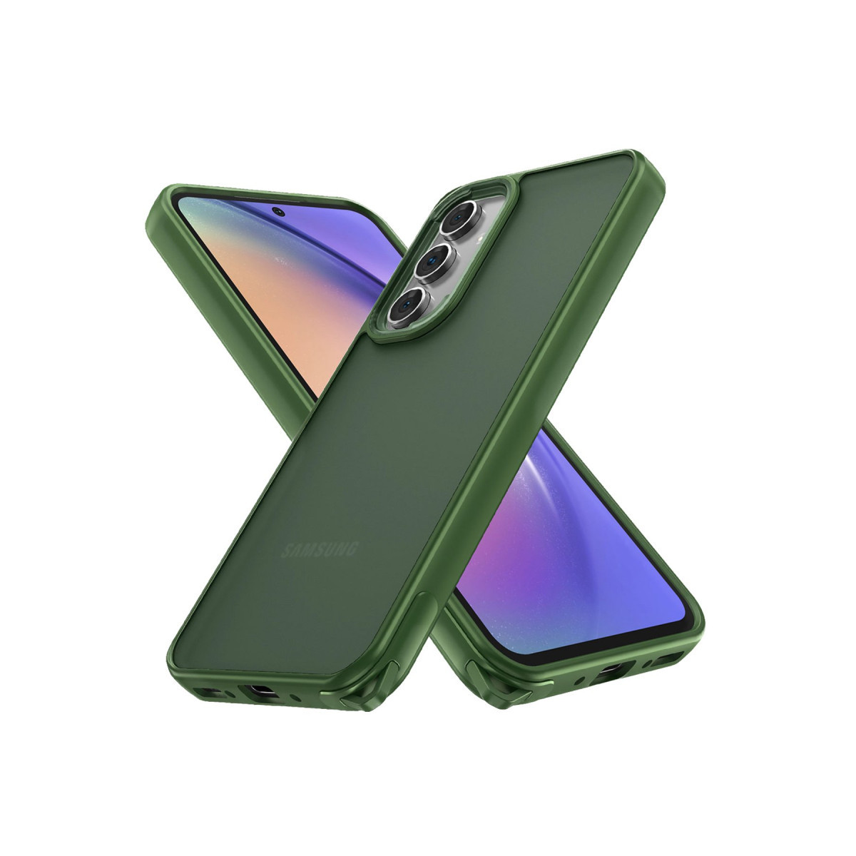 Galaxy A05S Kılıf Elegant Kapak - Yeşil