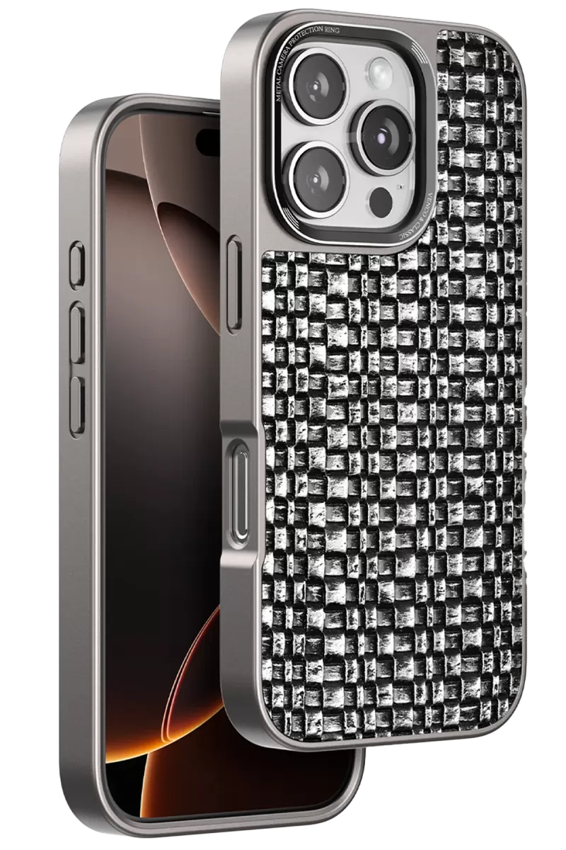 iPhone 16 Pro Max Brand Kapak - Gümüş