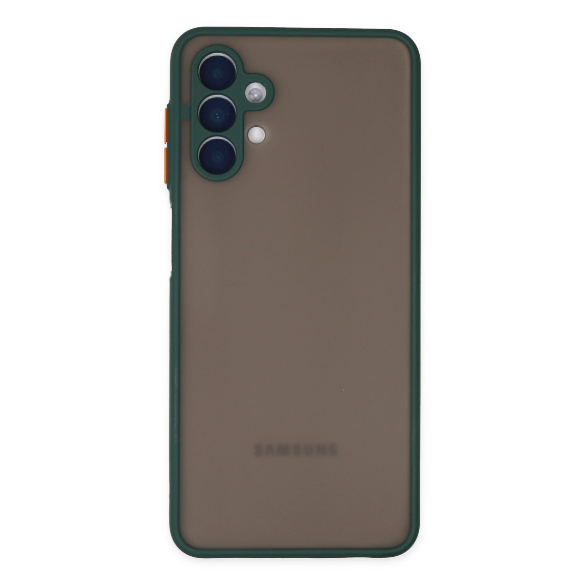 Galaxy A04S Kılıf Montreal Silikon Kapak - Yeşil