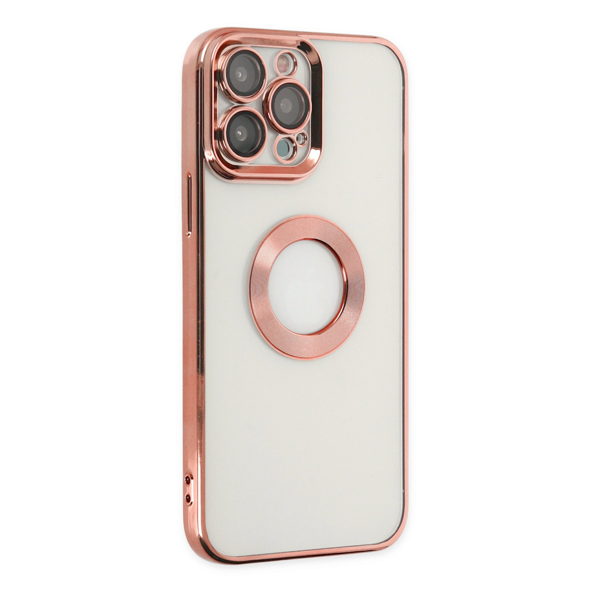 iPhone 14 Pro Max Kılıf Slot Silikon - Rose Gold — görsel 2