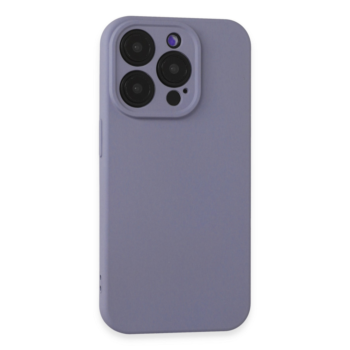 iPhone 15 Pro Max Kılıf Nano içi Kadife Silikon - Lila
