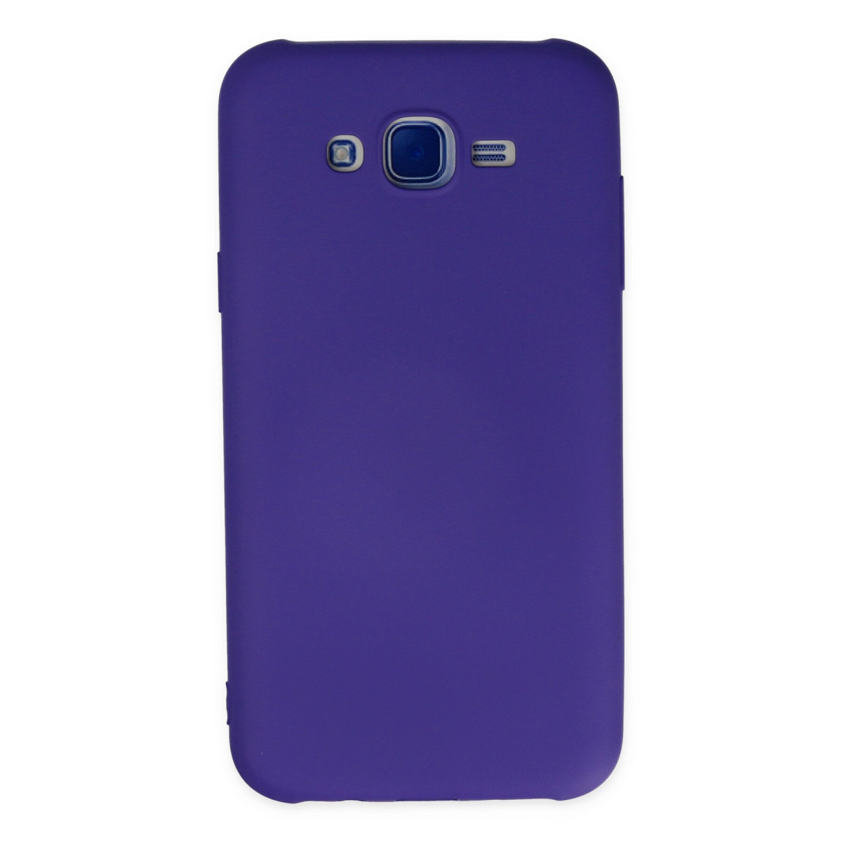 Galaxy J7 Kılıf Nano içi Kadife Silikon - Mor
