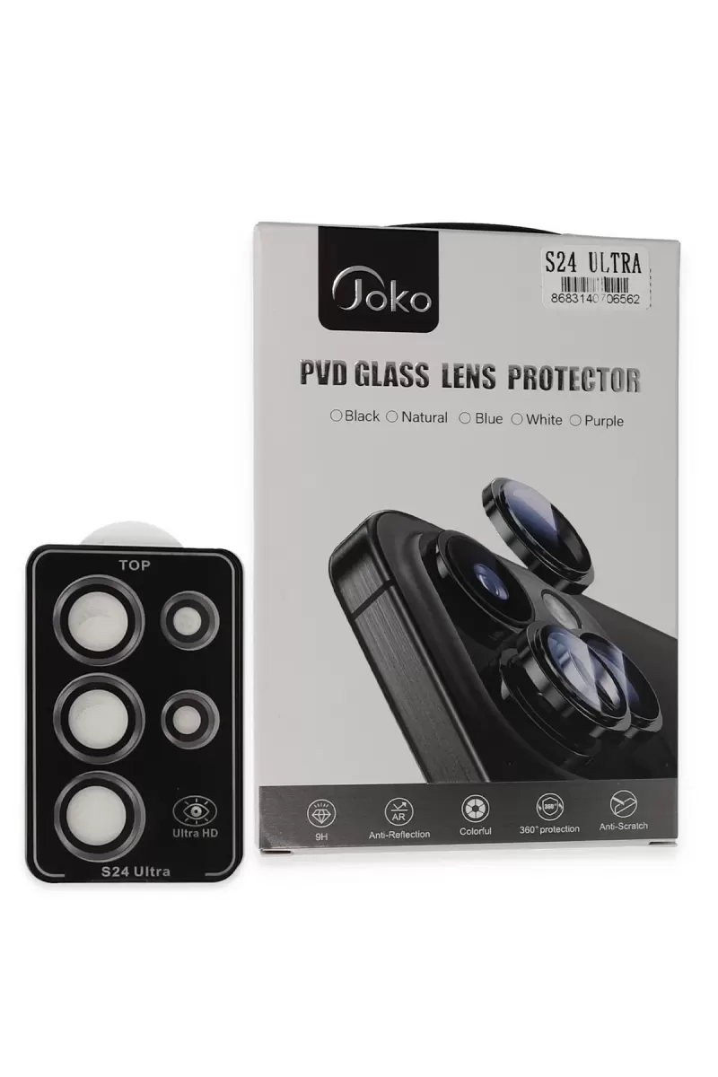 Galaxy S24 Ultra PVD Metal Kamera Lens - Derin Mor