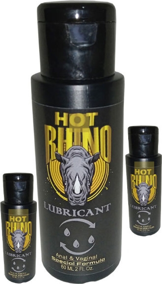 Hat Rhino Kadınlar ve Ap.erkekler Için Lubricantgel For 3 Adet Lubricantanalvajinal Kaydırıcıjel 60 ml
