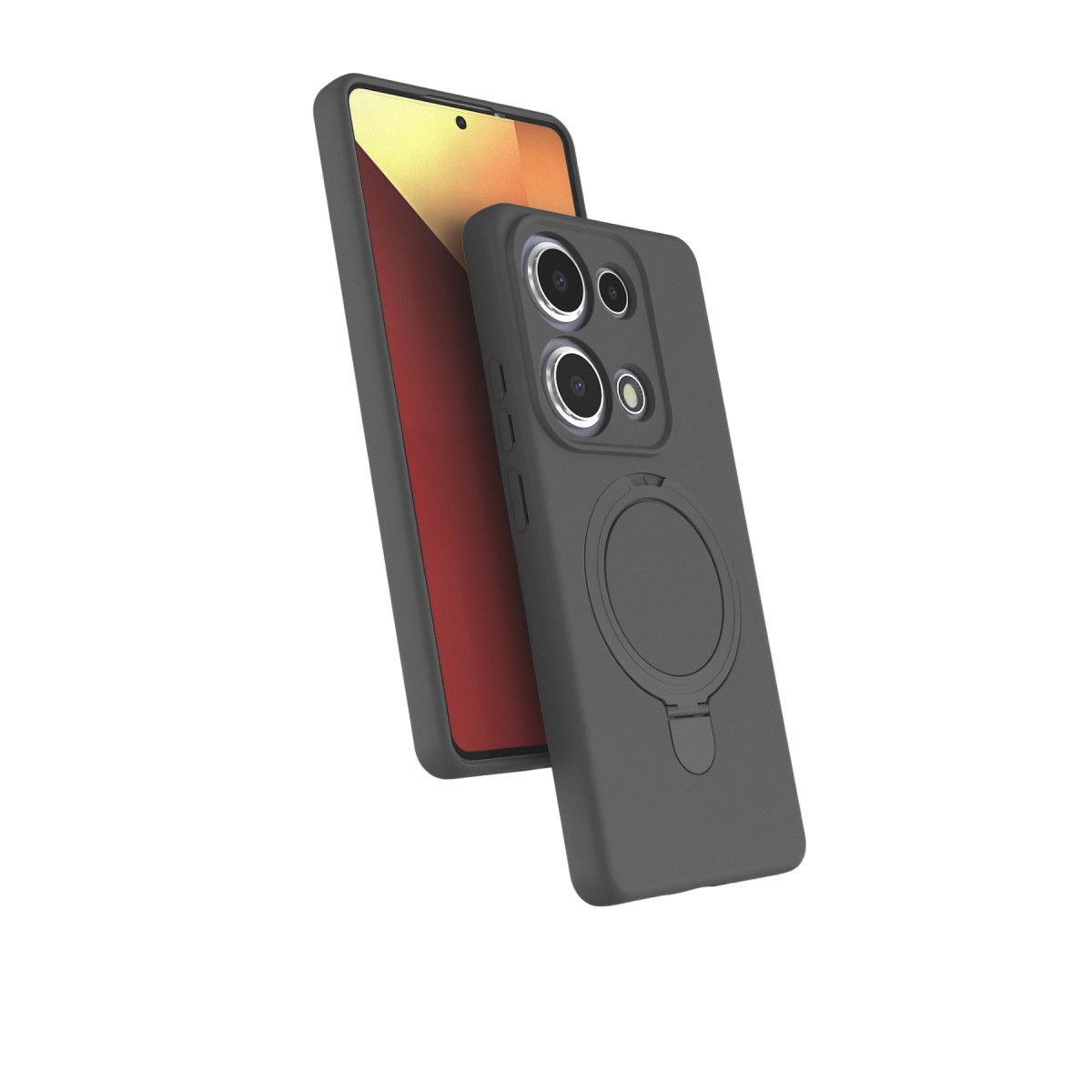 Redmi Note 13 Pro 4G Regal Magsafe Standlı Kapak - Titan Gri