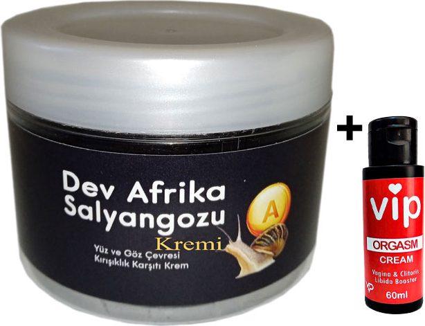 Bonie Giant Vıp:30 Yàşlanma Kàrşıtı Salyàngoz Kremi 100ML Dev Afrika Salyangozu Yanında Vip Orgàzm Krem 60 ml