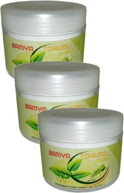 Vücut Sızılarını Gideren Bamya Tohumu Yağlı Bakım ve Mesaj Kremi 100 ml x 3 Adet