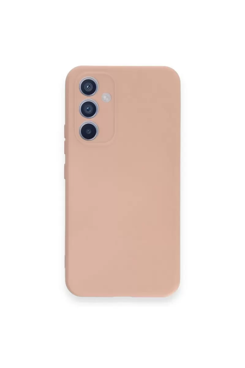 Galaxy A34 5G Kılıf Nano içi Kadife Silikon - Pudra
