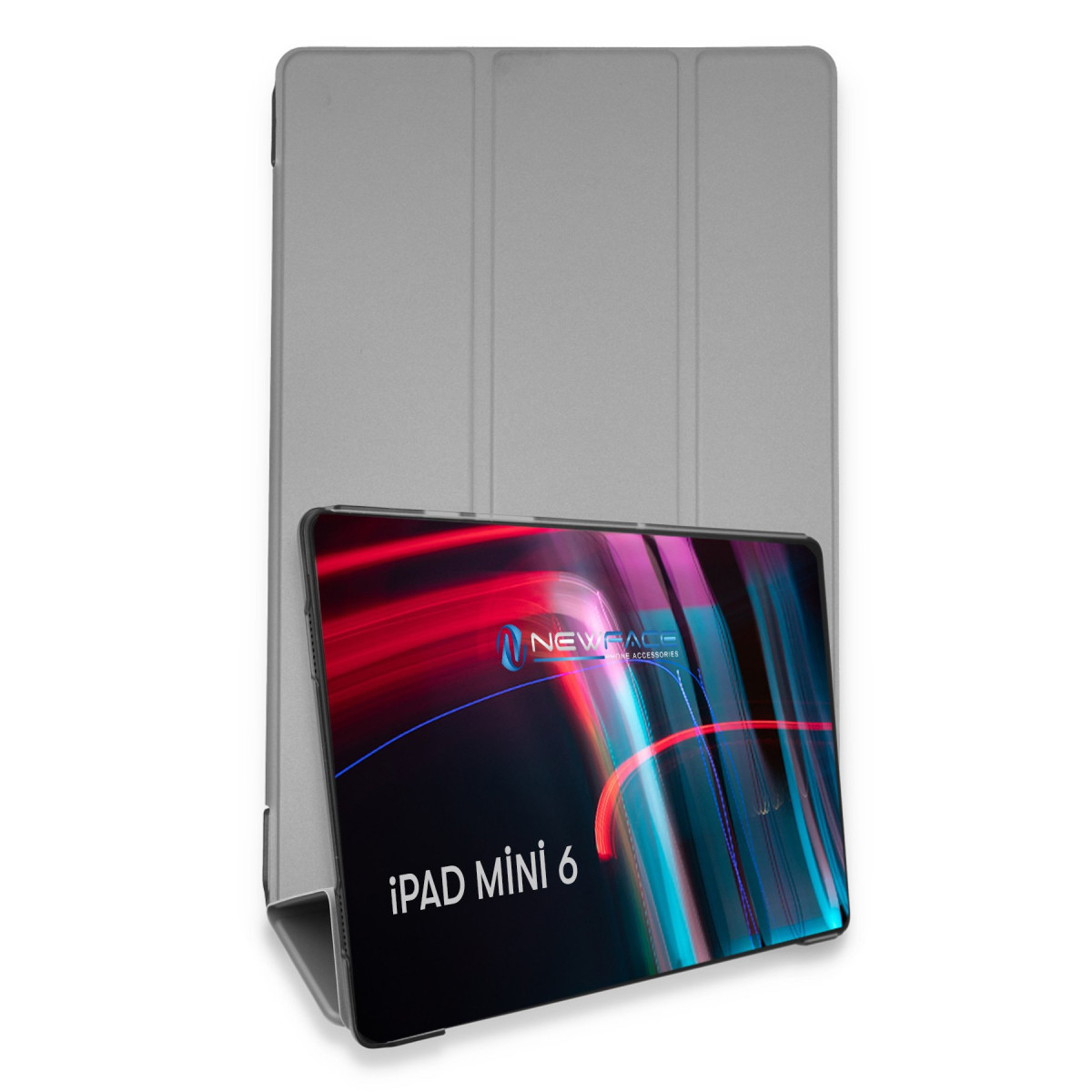 iPad Mini 6 Kılıf Tablet Smart Kılıf - Gri