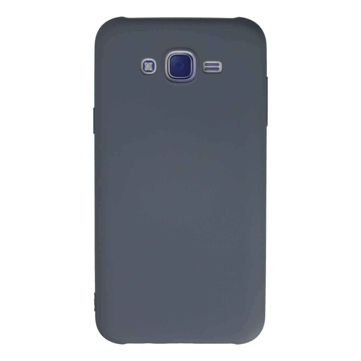 Galaxy J7 Kılıf Nano içi Kadife Silikon - Gri