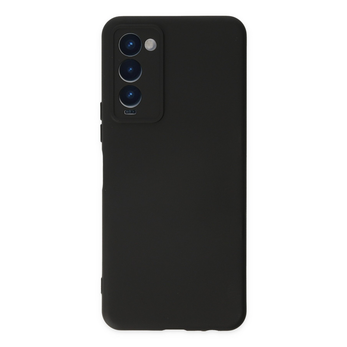 Camon 18 Kılıf Nano içi Kadife Silikon - Siyah