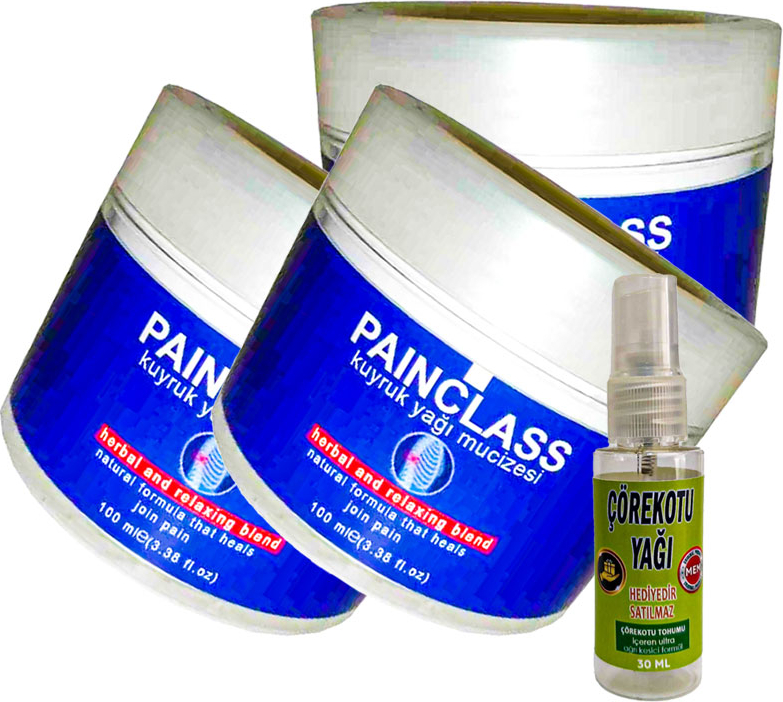Playboy Painclass Kuyruk Yağı Kremi 3AD Relax Blend Bakım  Kremi CRK:049 + Yanında Hediye 30 ml Çörek Otu Yağı