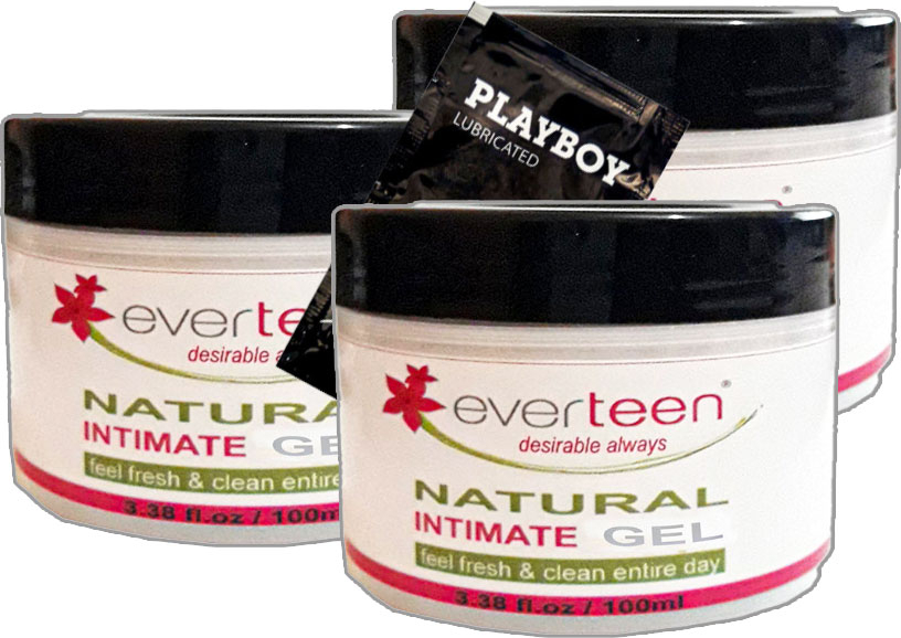 Everteen Bayan Natural Intimate Gel 3ADET 100 ml  AVINHE0329 Hijyenjelii Feel Fresh & Clean Entire Day + Yanında Jel