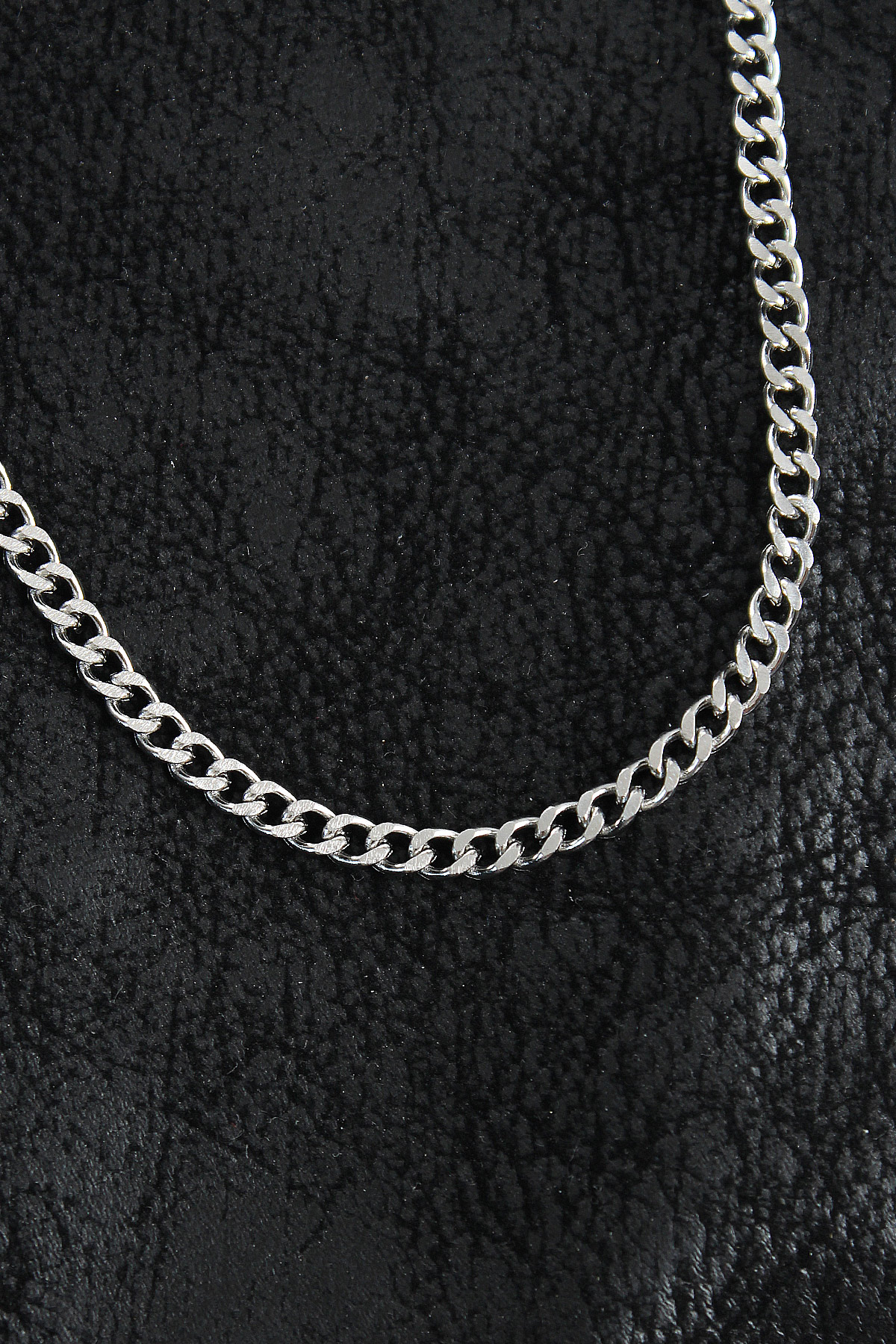 316L Çelik Klasik Zincir Model Gümüş Renk Erkek Kolye