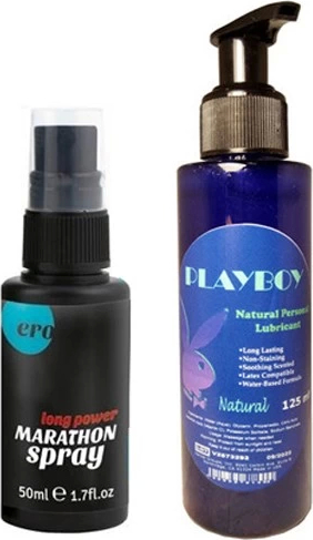 Playboy Hintohu Erkeklere Özel Sprey 50 ml Peak Power For Men Sprey + Playboy 125 ml Lubricant Gel