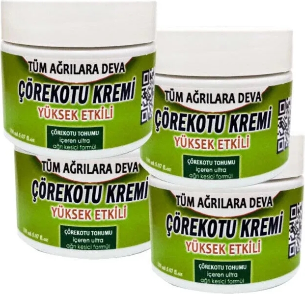 Çörek Otu Tohumu Yağı Bakım Masaj Kremi 4X150 ml