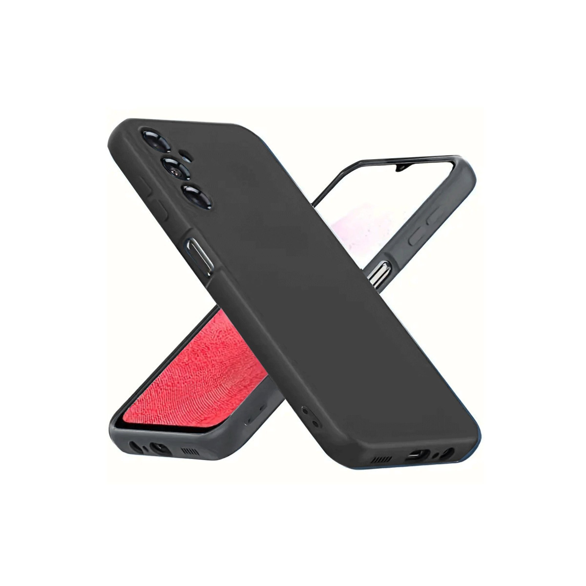 Galaxy A34 5G Kılıf First Silikon - Siyah