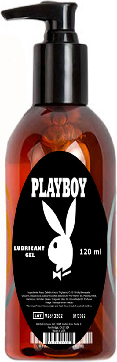 Playboy 120 ml Naturel Büyük Boy Kişisel Kullanım Kolay Girişler Için - Sade Lubrikant Jel / Playboy Natural Lubricant Gel