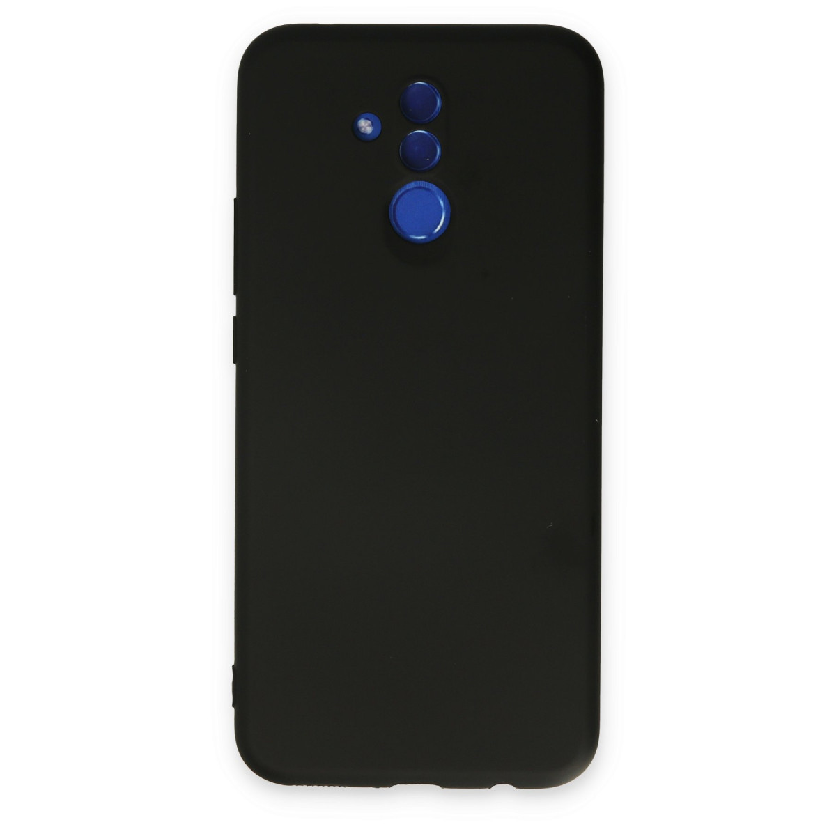Mate 20 Lite Kılıf Nano içi Kadife Silikon - Siyah