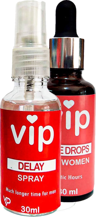 Vıp Erkeğe DELAY30 Mlsprey + Kadına Ekstradestek Özel Uyarıcıdamıa 30 ml