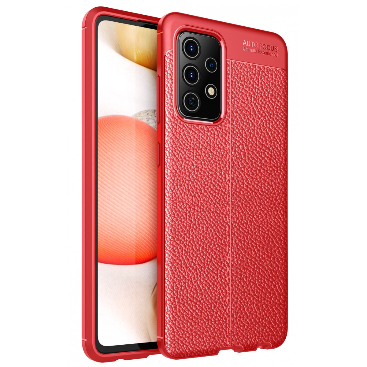 Galaxy A52 Kılıf Auto Focus Kapak - Kırmızı